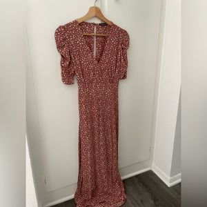 A&F Midi Sleeved Dress